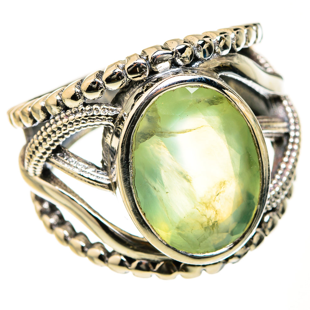 Prehnite Rings handcrafted by Anasilvercos - RING127564 - Photo 2