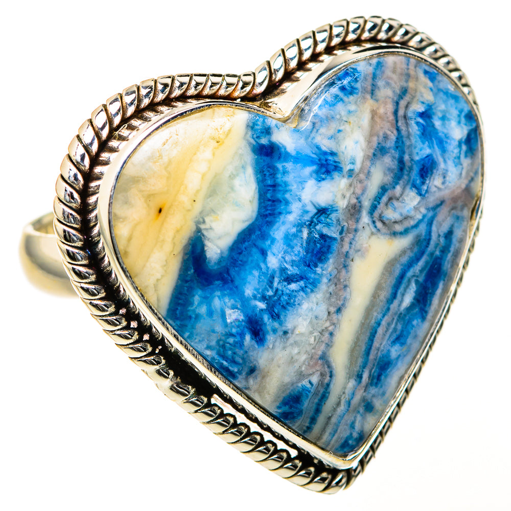 Blue Scheelite Rings handcrafted by Anasilvercos - RING127574 - Photo 2