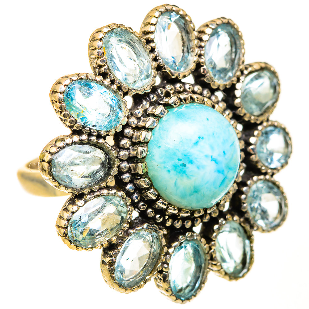 Larimar Rings handcrafted by Anasilvercos - RING127575 - Photo 2