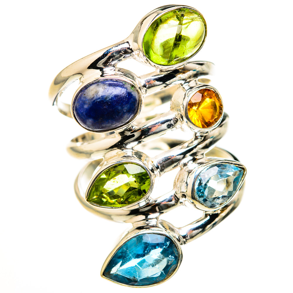 Lapis Lazuli Rings handcrafted by Anasilvercos - RING127602 - Photo 2