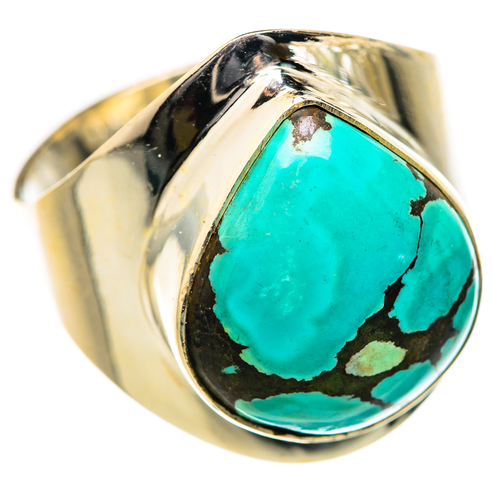 Tibetan Turquoise Rings handcrafted by Anasilvercos - RING127612 - Photo 2