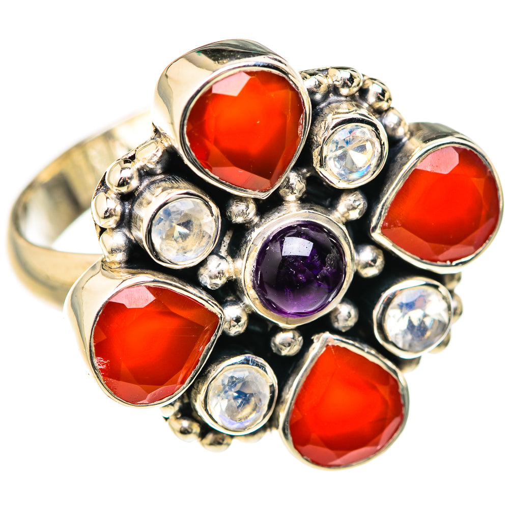 Red Onyx Rings handcrafted by Anasilvercos - RING127615 - Photo 2