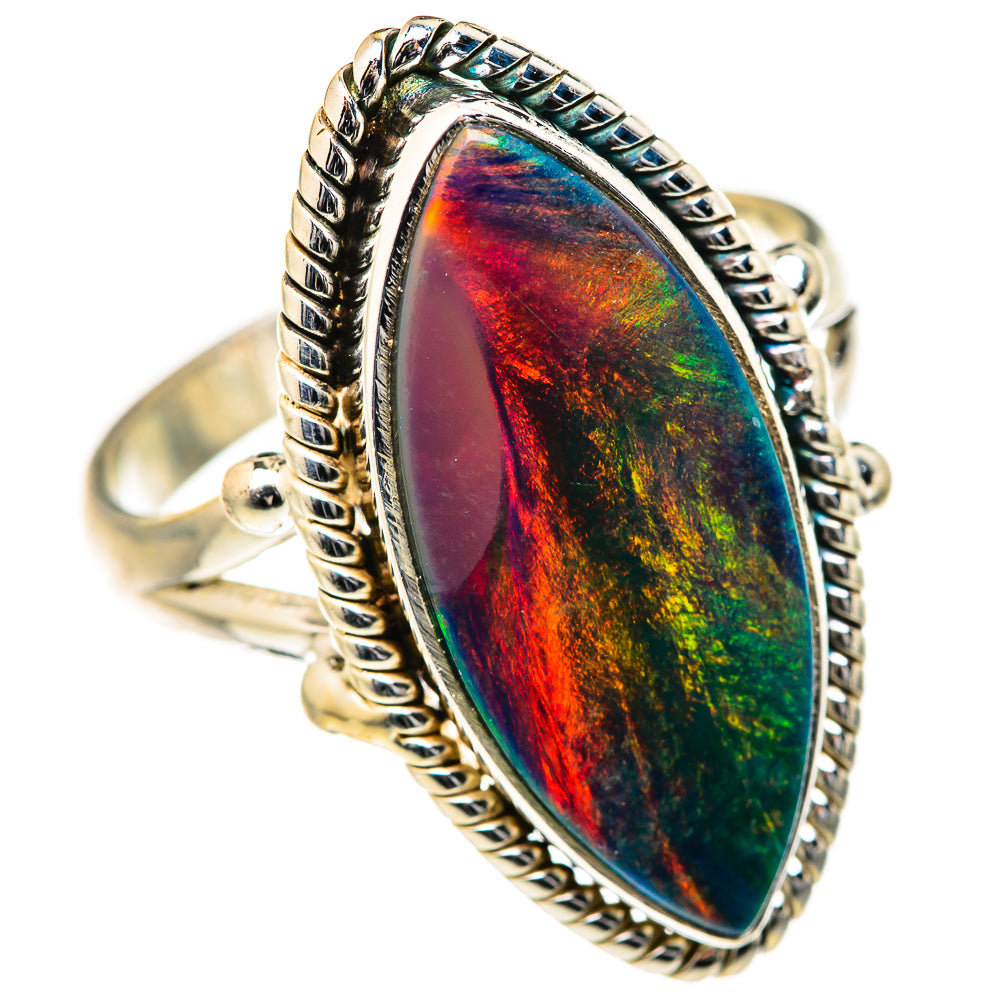 Aura Opal Rings handcrafted by Anasilvercos - RING127628 - Photo 2