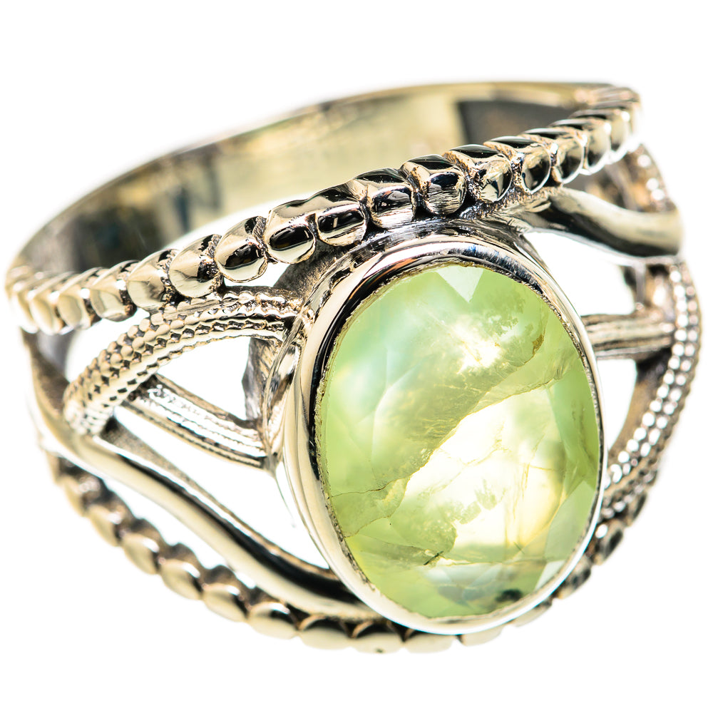 Prehnite Rings handcrafted by Anasilvercos - RING127637 - Photo 2