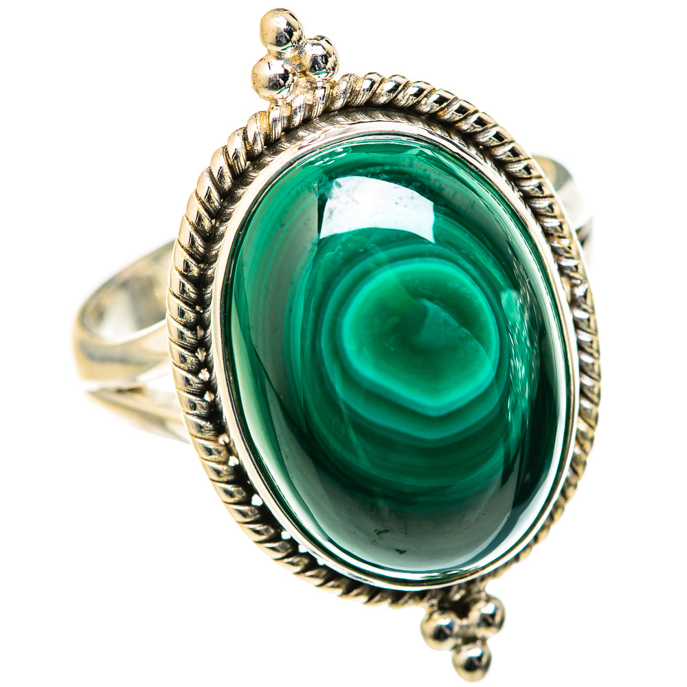 Malachite Rings handcrafted by Anasilvercos - RING127638 - Photo 2