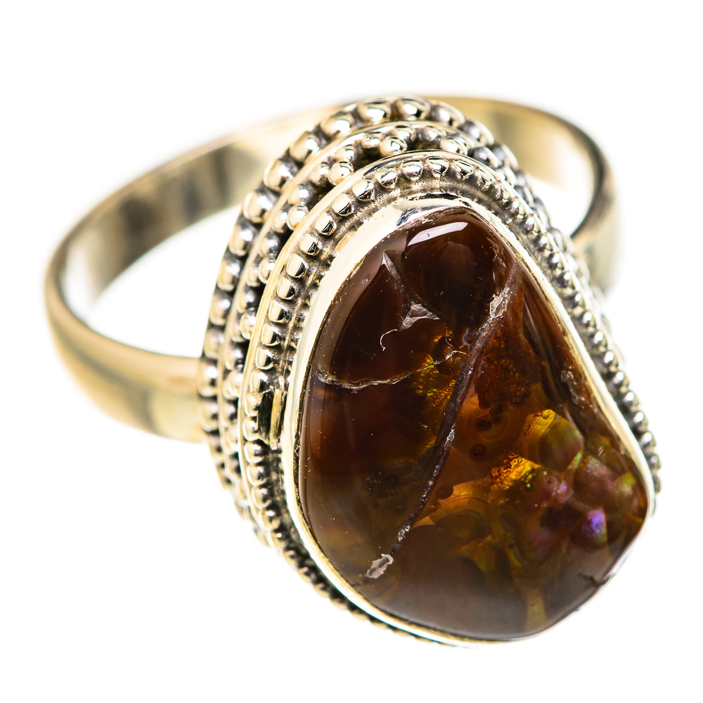 Mexican Fire Agate Rings handcrafted by Anasilvercos - RING127641 - Photo 2