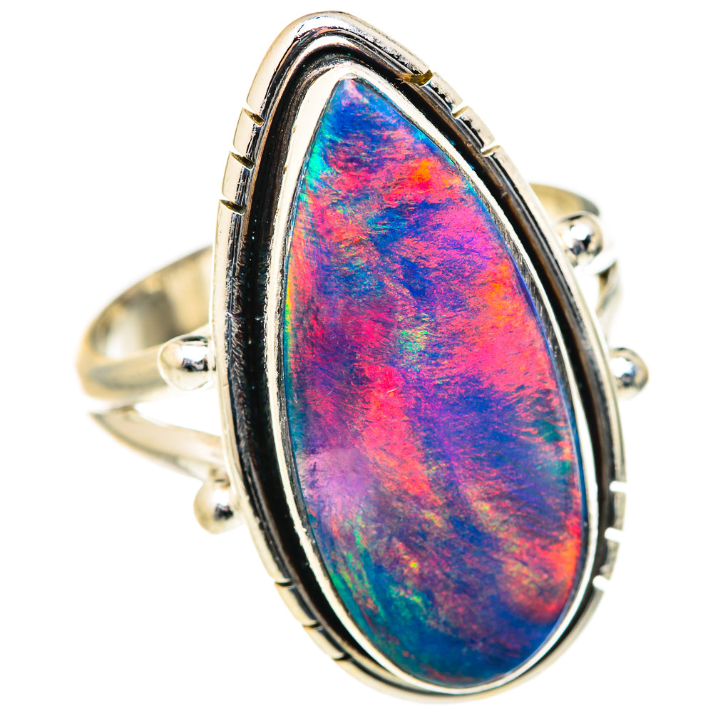 Aura Opal Rings handcrafted by Anasilvercos - RING127645 - Photo 2
