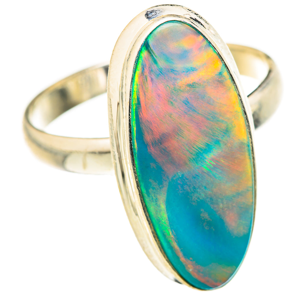 Aura Opal Rings handcrafted by Anasilvercos - RING127700 - Photo 2