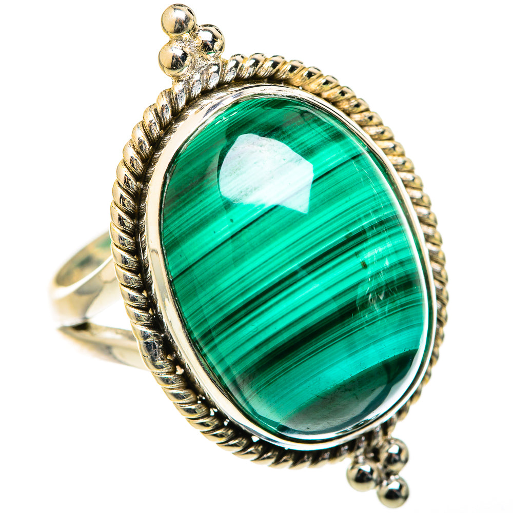 Malachite Rings handcrafted by Anasilvercos - RING127714 - Photo 2