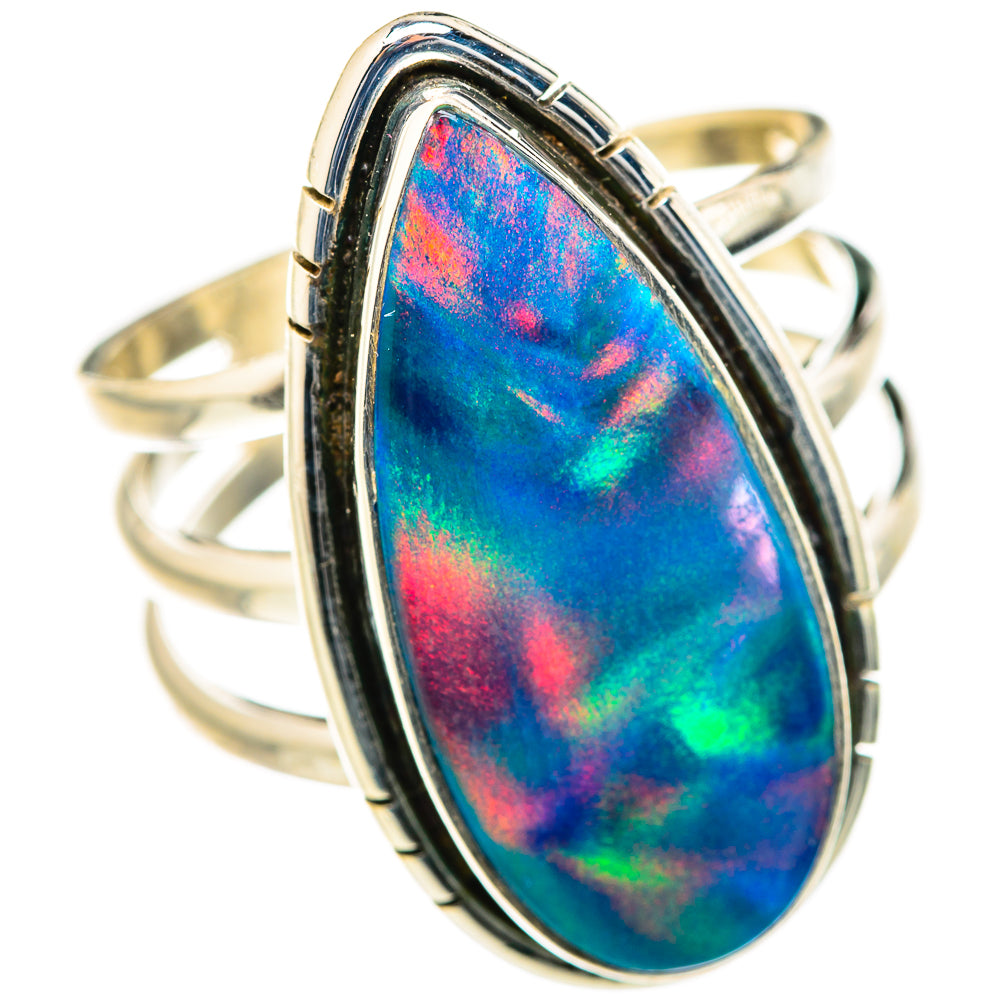 Aura Opal Rings handcrafted by Anasilvercos - RING127718 - Photo 2