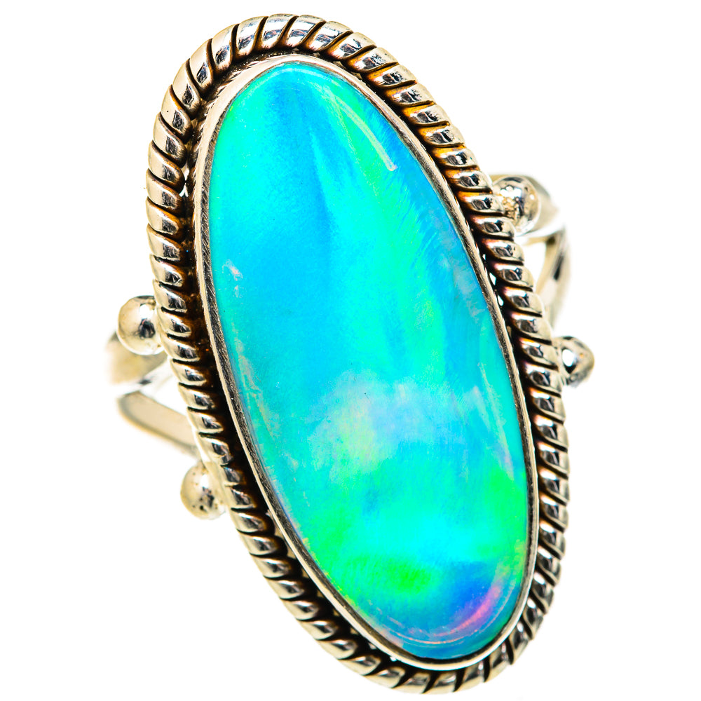 Aura Opal Rings handcrafted by Anasilvercos - RING127723 - Photo 2