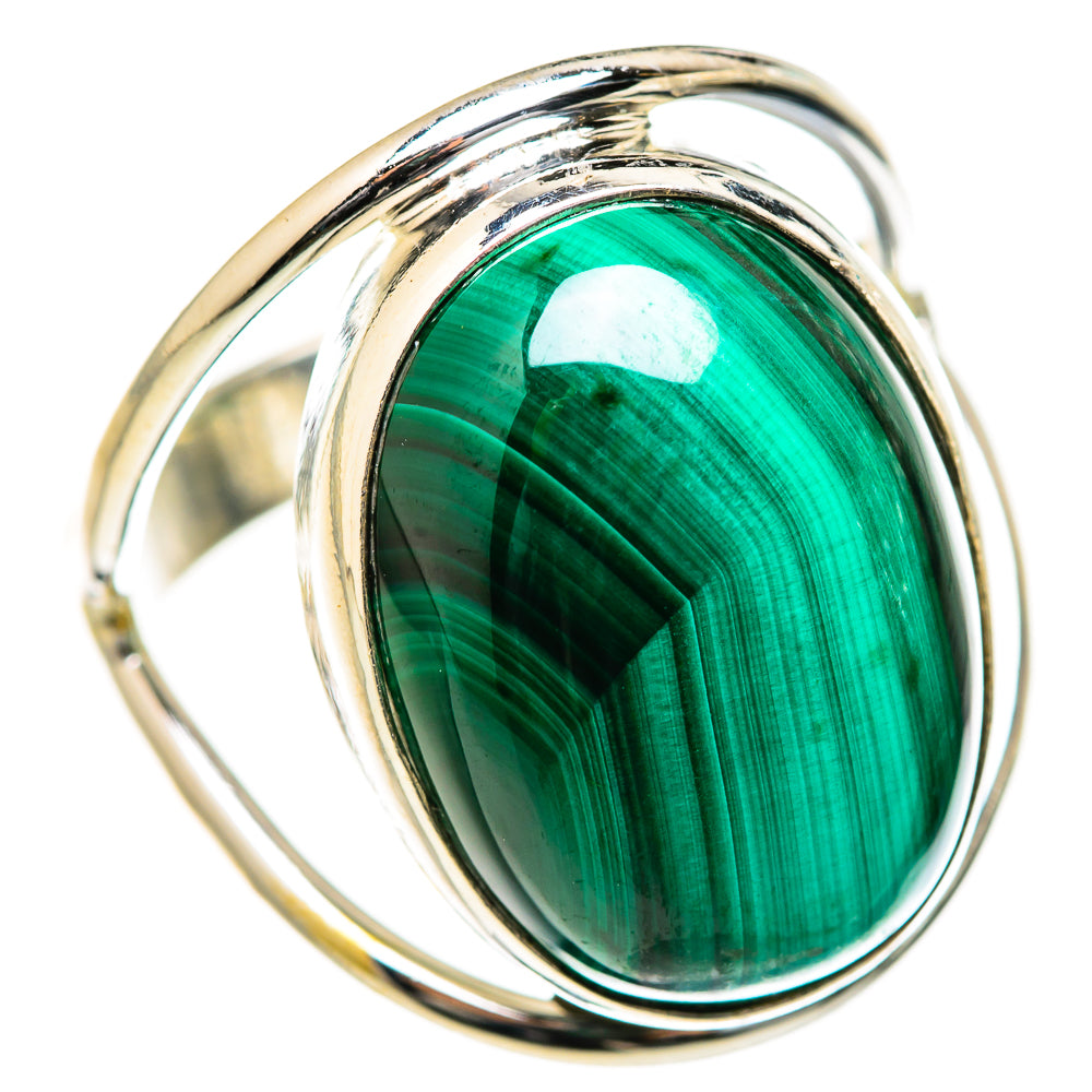 Malachite Rings handcrafted by Anasilvercos - RING127733 - Photo 2