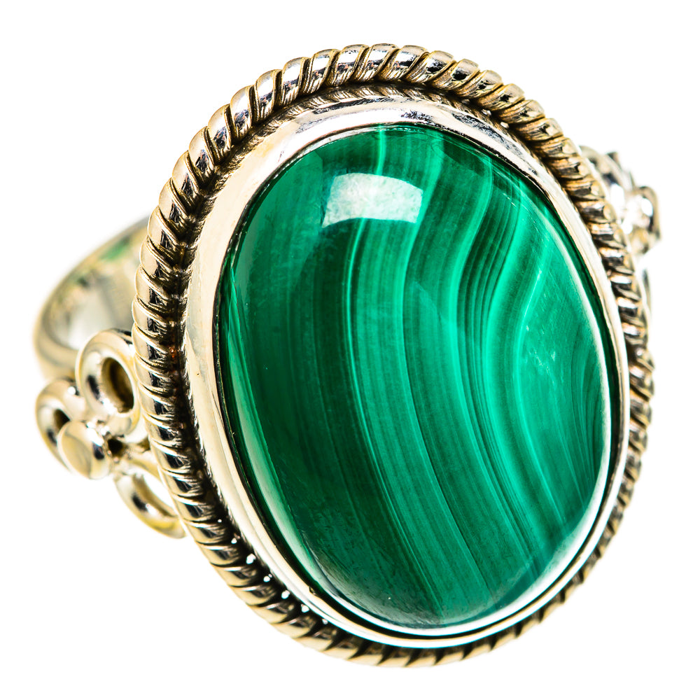 Malachite Rings handcrafted by Anasilvercos - RING127735 - Photo 2