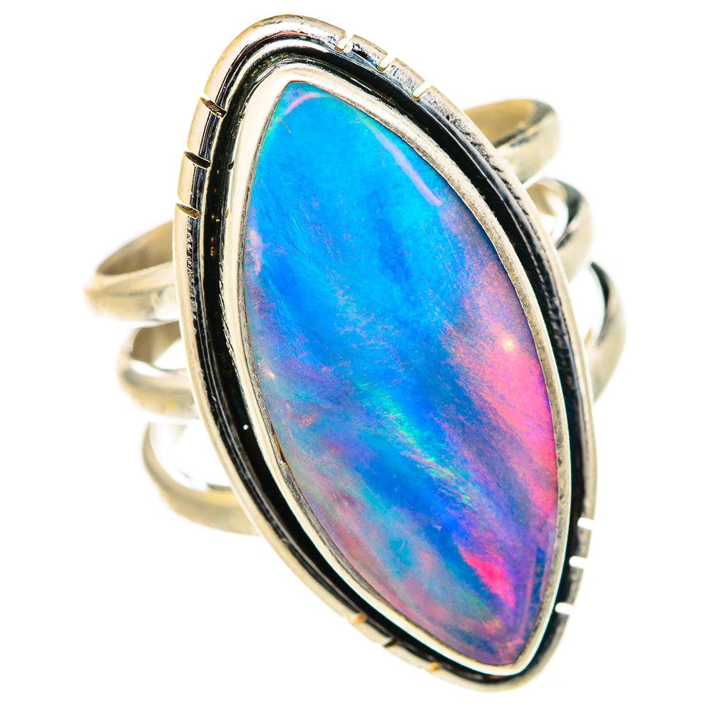 Aura Opal Rings handcrafted by Anasilvercos - RING127736 - Photo 2