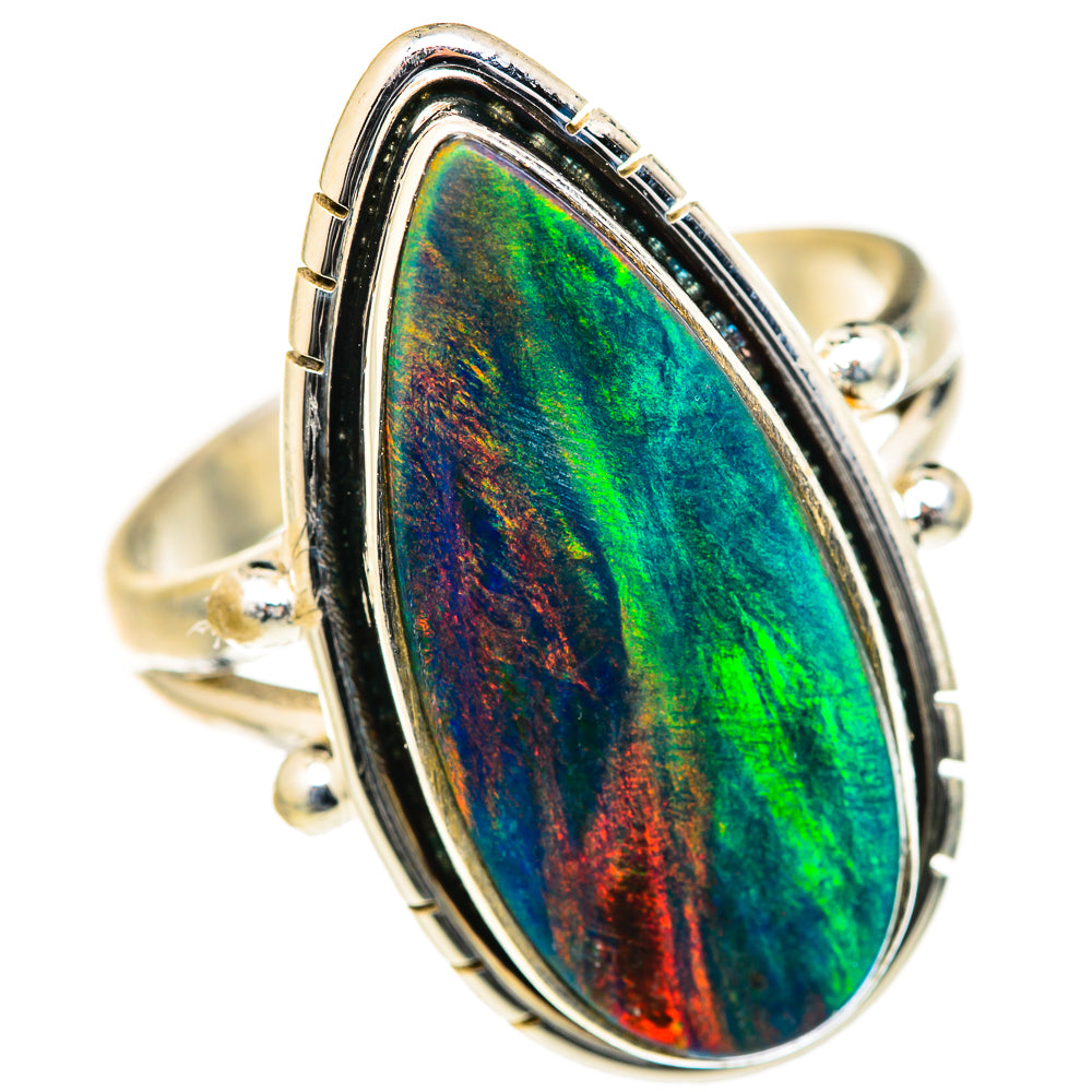 Aura Opal Rings handcrafted by Anasilvercos - RING127743 - Photo 2