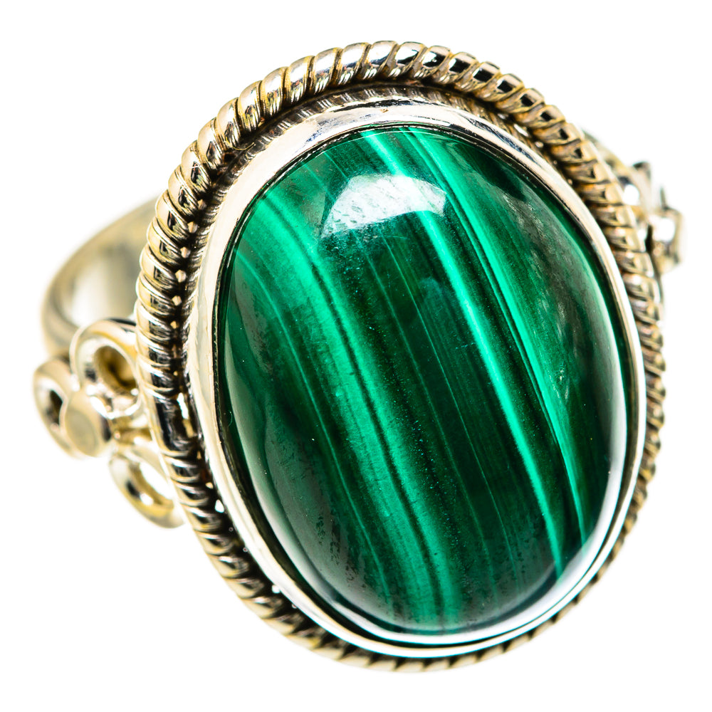 Malachite Rings handcrafted by Anasilvercos - RING127750 - Photo 2