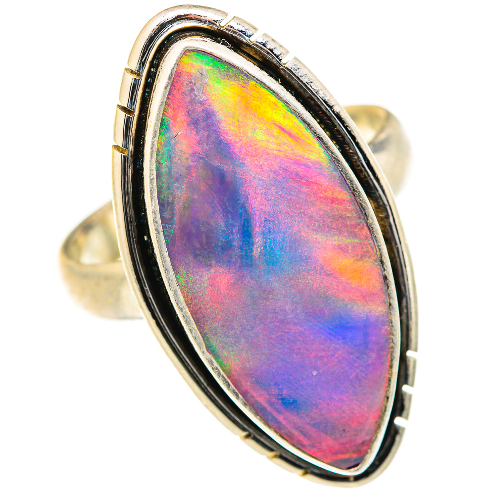 Aura Opal Rings handcrafted by Anasilvercos - RING127753 - Photo 2