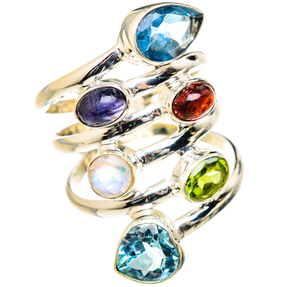 Blue Topaz Rings handcrafted by Anasilvercos - RING127772 - Photo 2