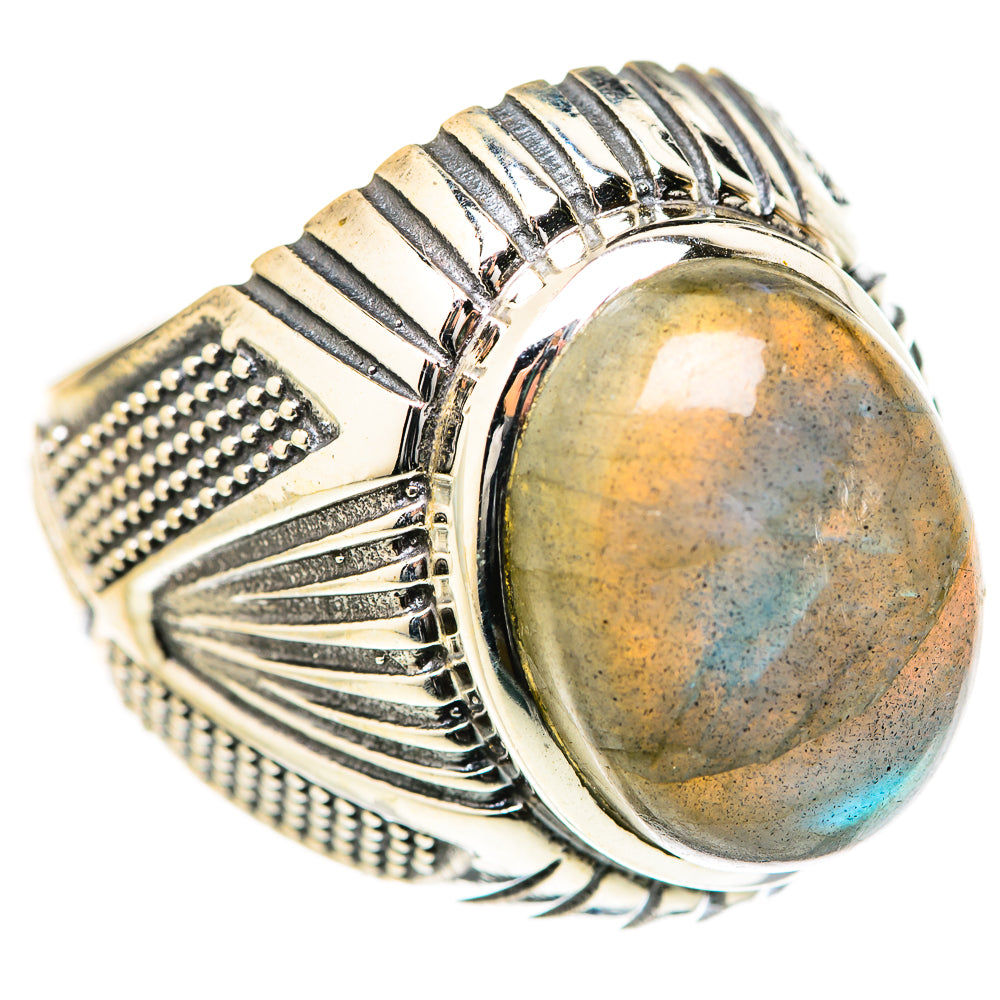 Labradorite Rings handcrafted by Anasilvercos - RING127776 - Photo 2