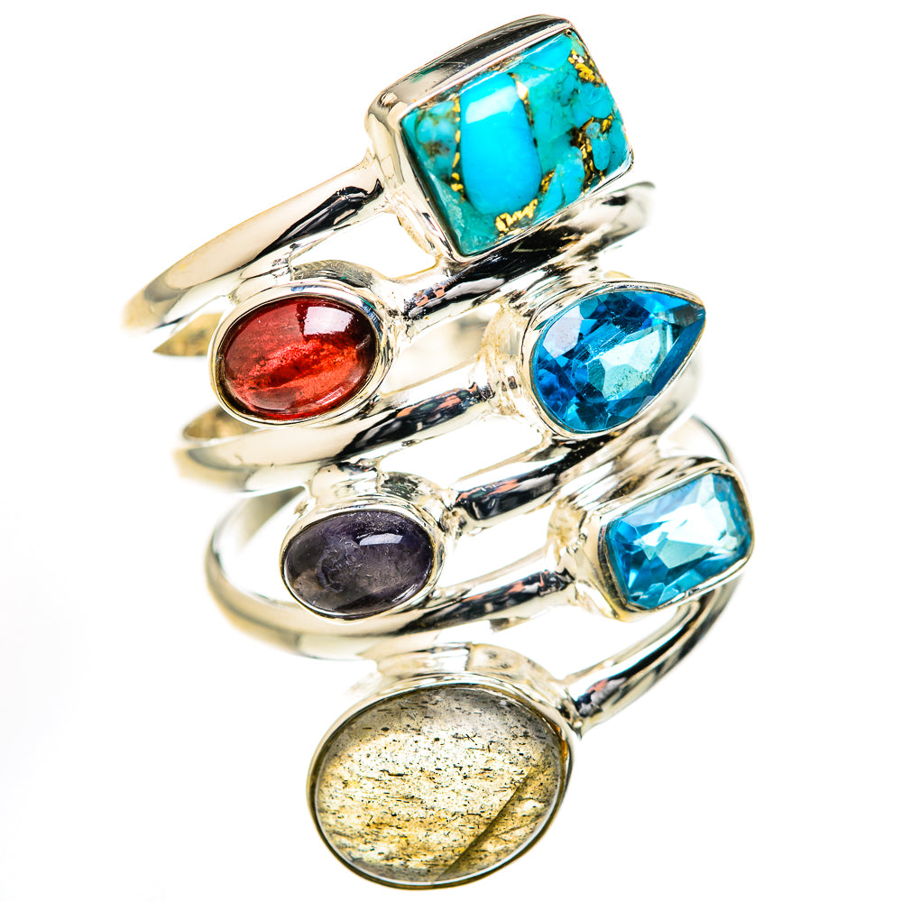 Labradorite Rings handcrafted by Anasilvercos - RING127791 - Photo 2