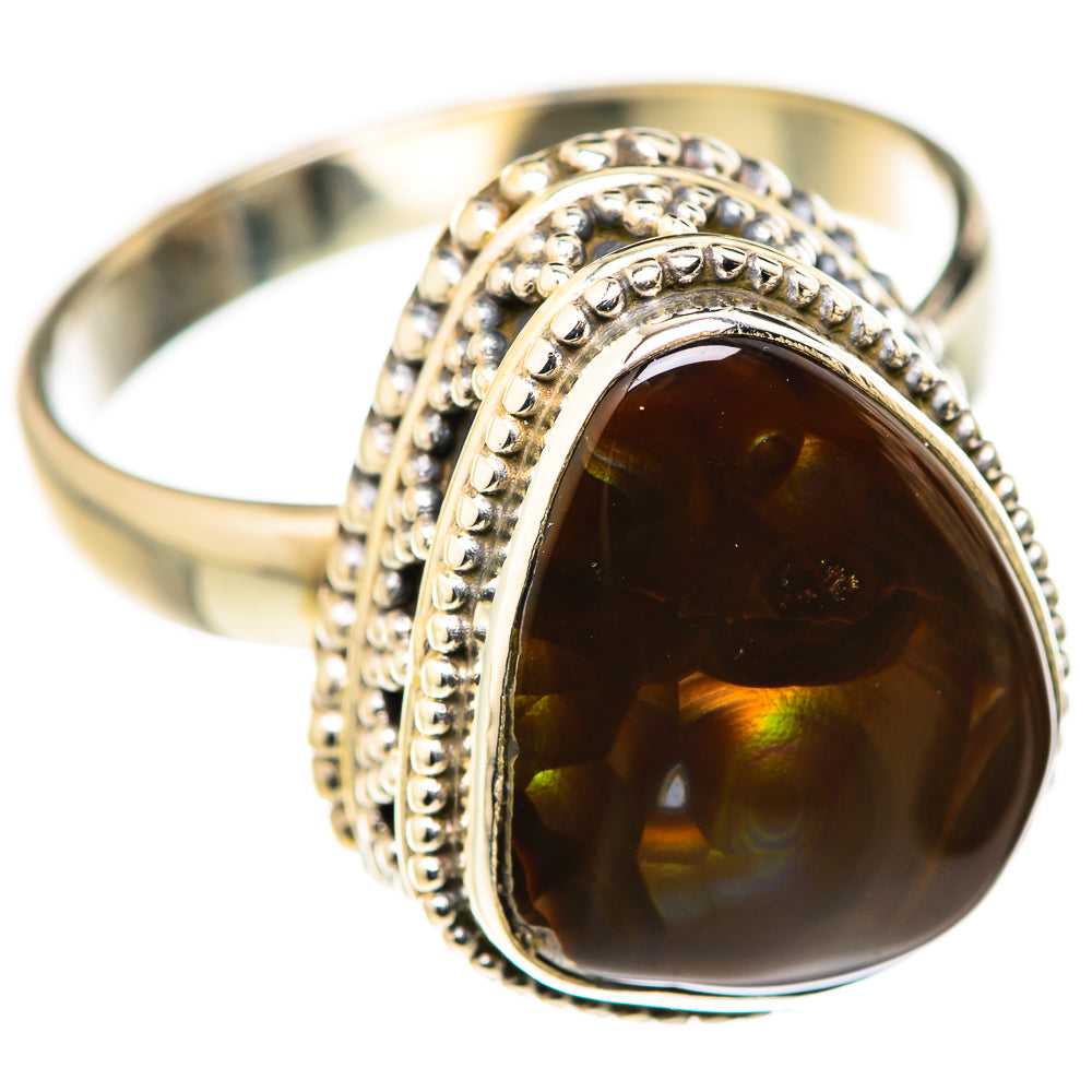 Mexican Fire Agate Rings handcrafted by Anasilvercos - RING127872 - Photo 2