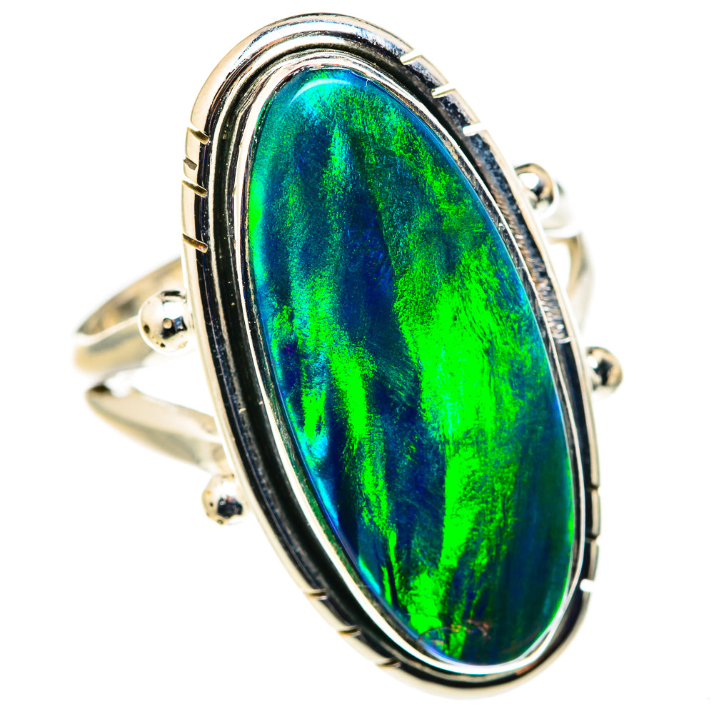 Aura Opal Rings handcrafted by Anasilvercos - RING127882 - Photo 2