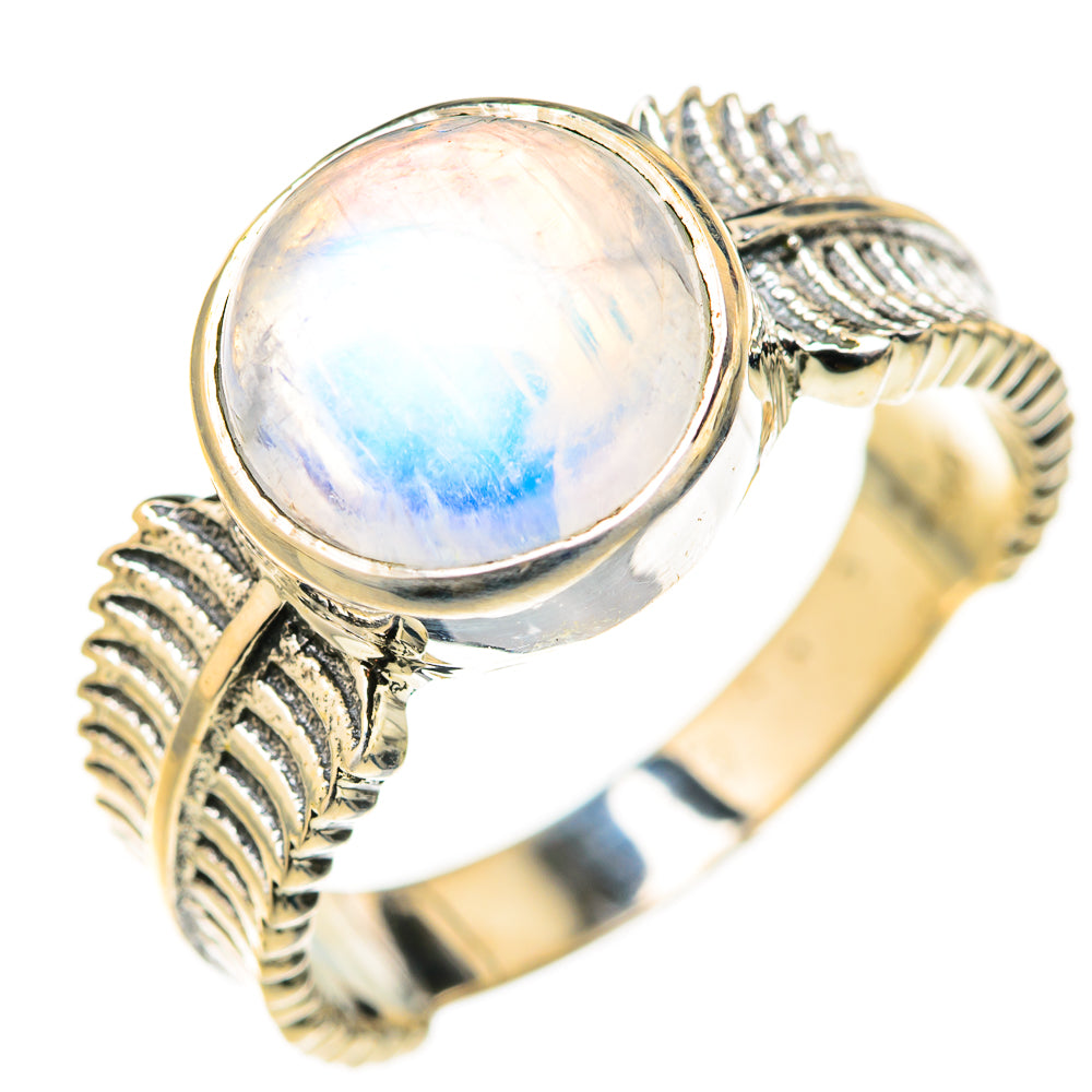 Rainbow Moonstone Rings handcrafted by Anasilvercos - RING127932 - Photo 2