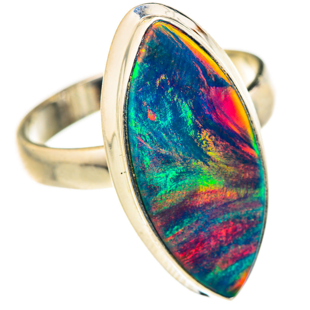 Aura Opal Rings handcrafted by Anasilvercos - RING127976 - Photo 2