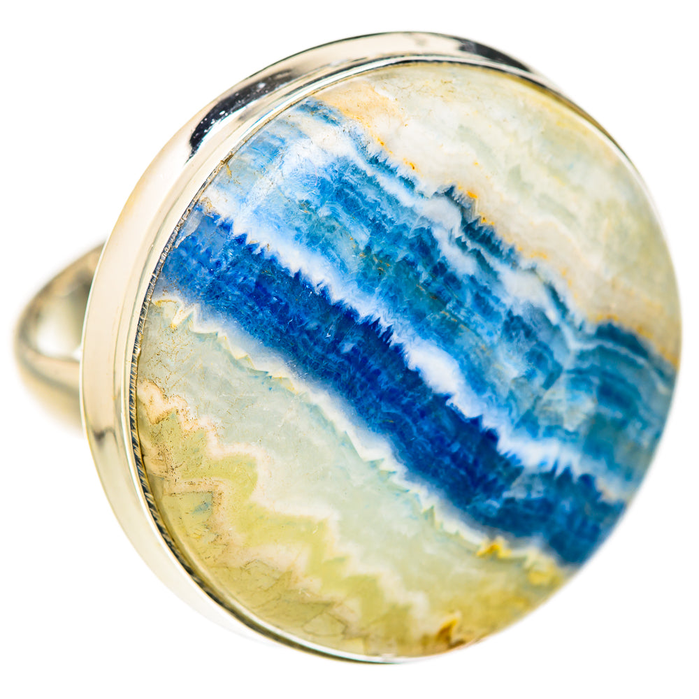 Blue Scheelite Rings handcrafted by Anasilvercos - RING127984 - Photo 2
