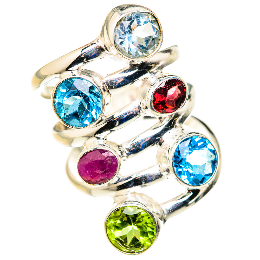Blue Topaz Rings handcrafted by Anasilvercos - RING127998 - Photo 2