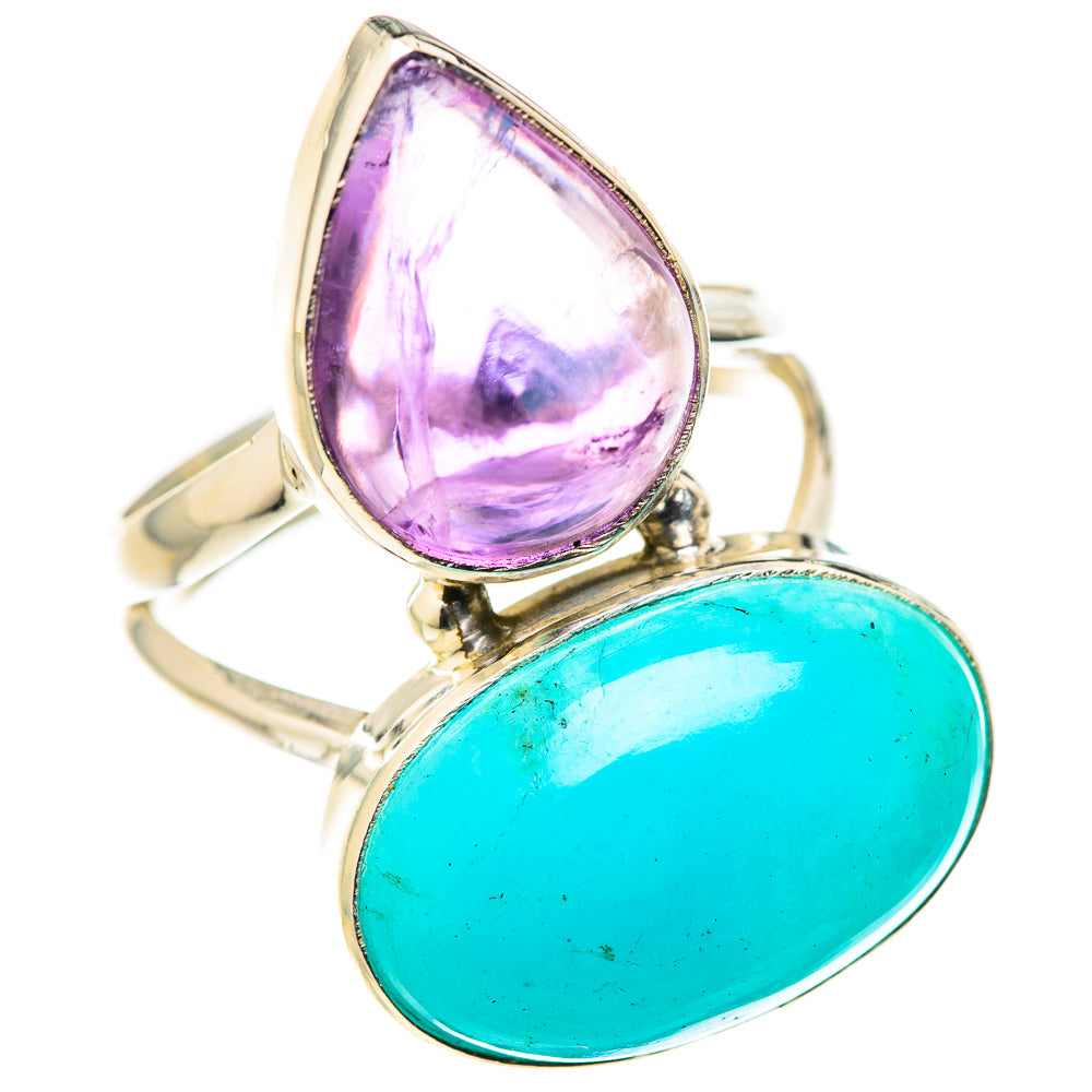 Amazonite Rings handcrafted by Anasilvercos - RING128000 - Photo 2