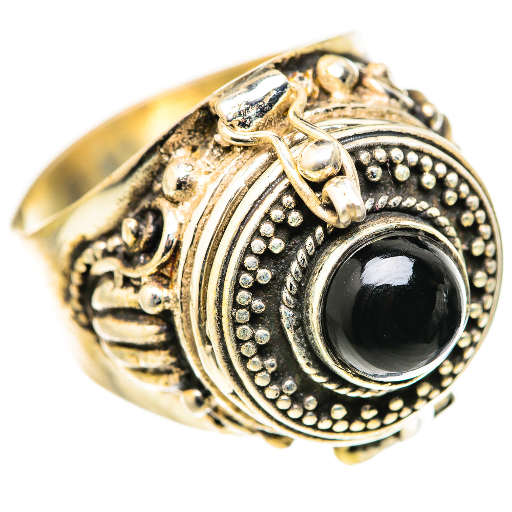 Black Onyx Rings handcrafted by Anasilvercos - RING128005 - Photo 2
