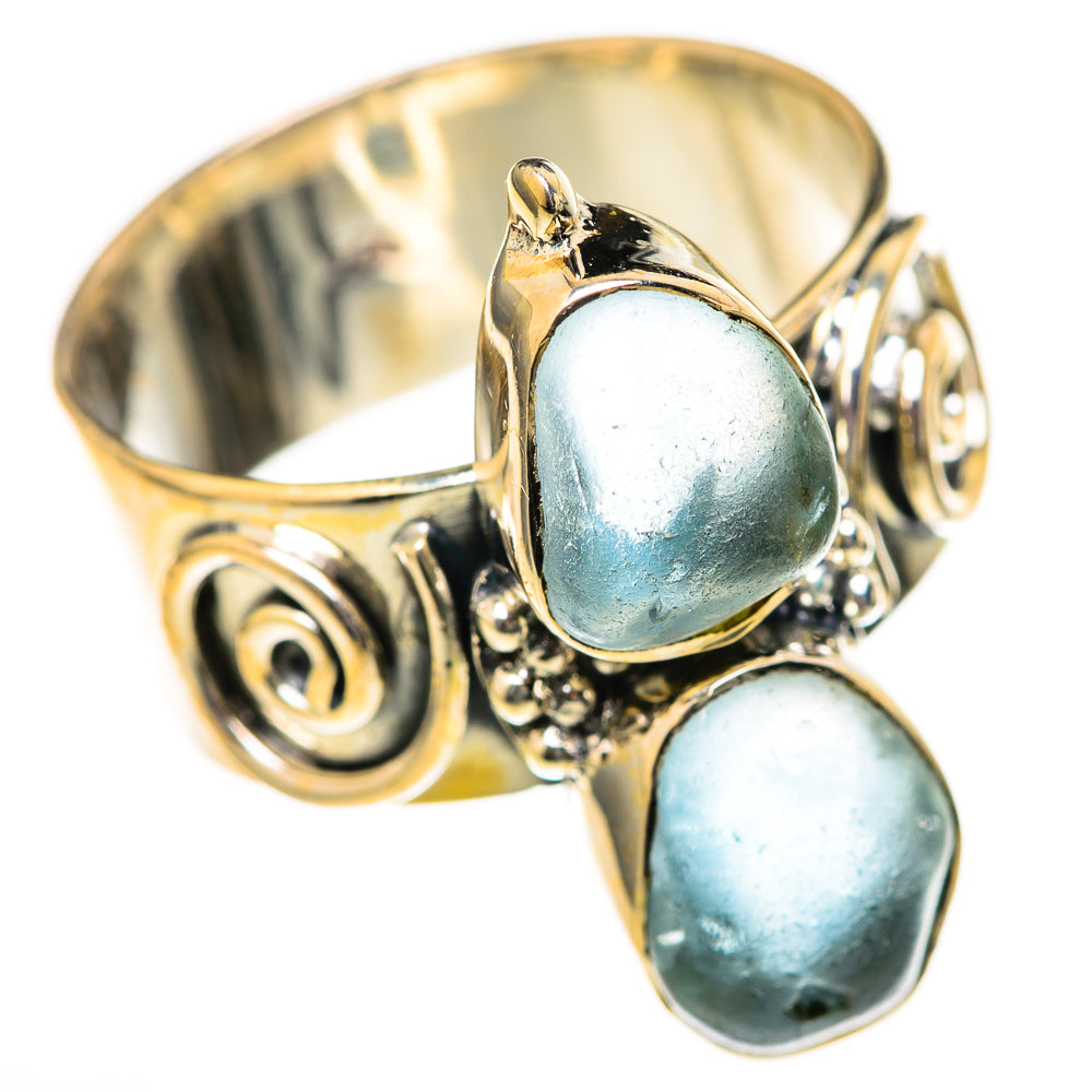 Aquamarine Rings handcrafted by Anasilvercos - RING128012 - Photo 2