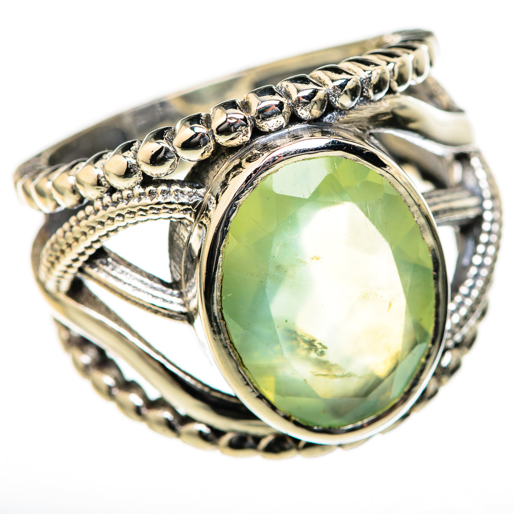 Prehnite Rings handcrafted by Anasilvercos - RING128018 - Photo 2