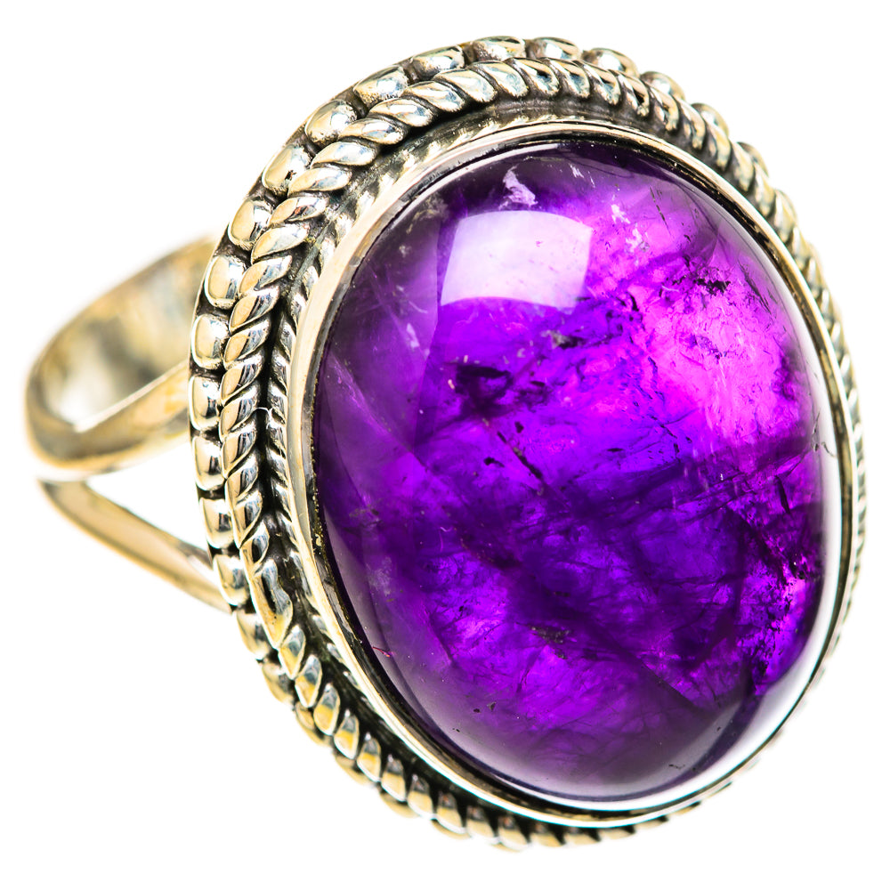 Amethyst Rings handcrafted by Anasilvercos - RING128025 - Photo 2