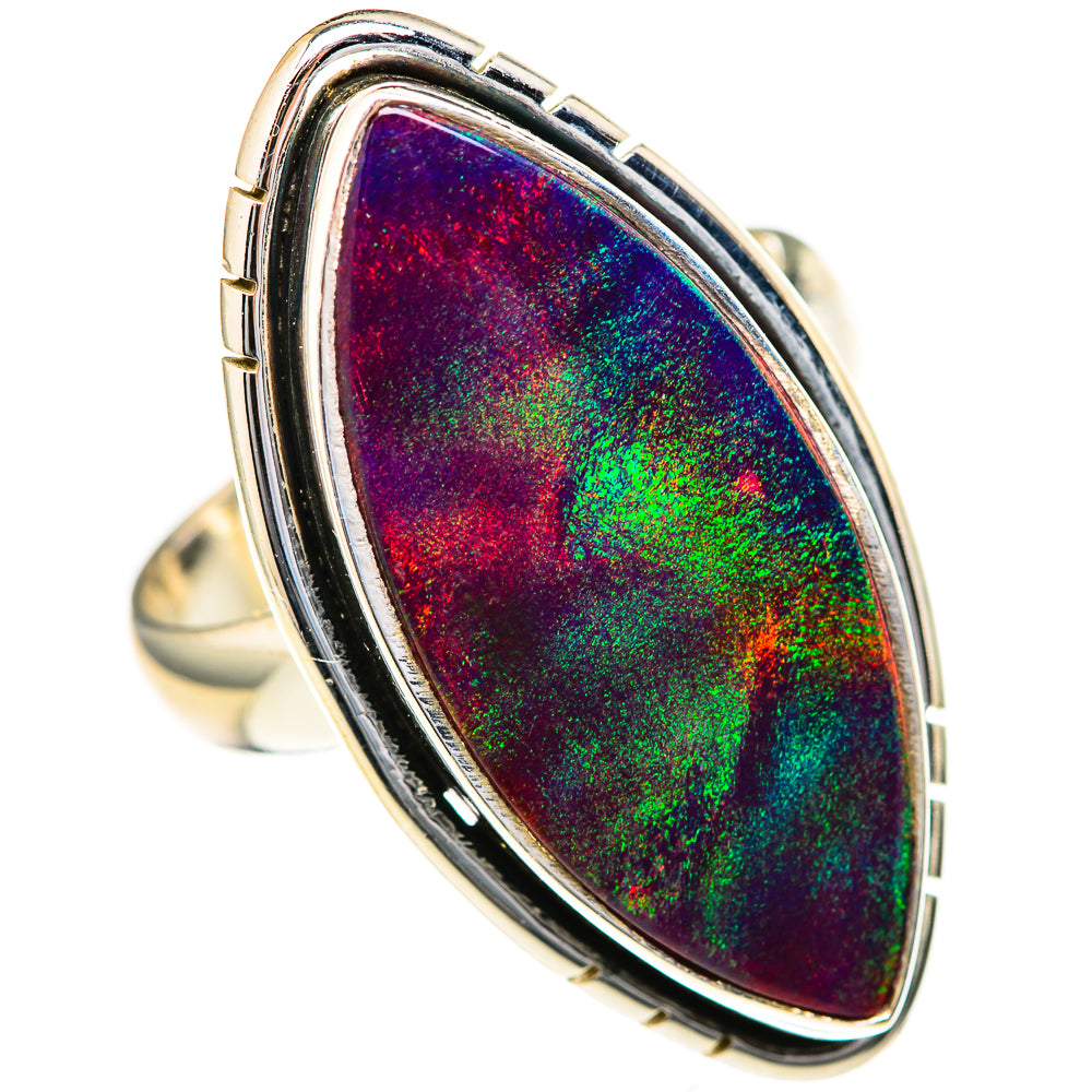 Aura Opal Rings handcrafted by Anasilvercos - RING128032 - Photo 2