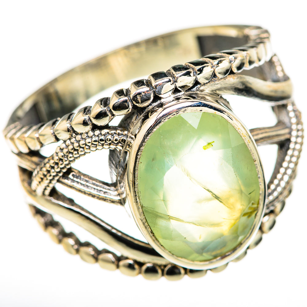 Prehnite Rings handcrafted by Anasilvercos - RING128048 - Photo 2