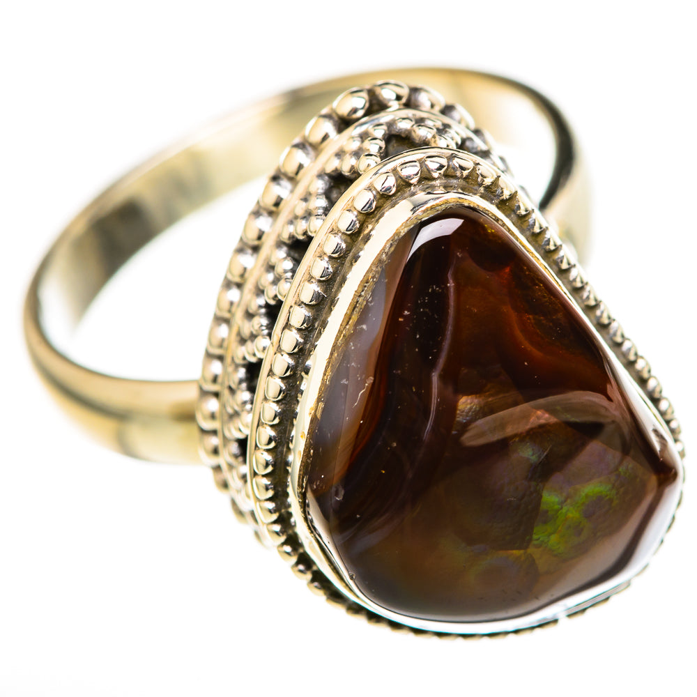 Mexican Fire Agate Rings handcrafted by Anasilvercos - RING128050 - Photo 2