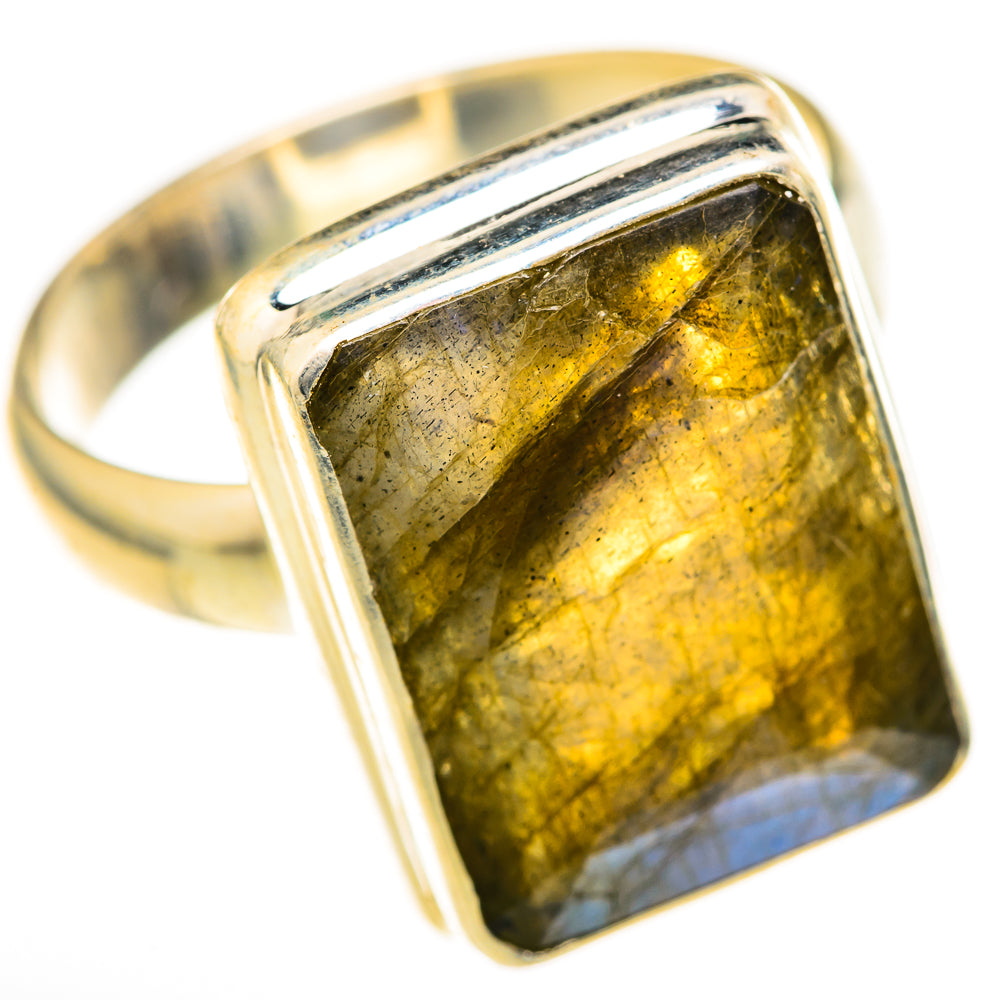 Labradorite Rings handcrafted by Anasilvercos - RING128072 - Photo 2
