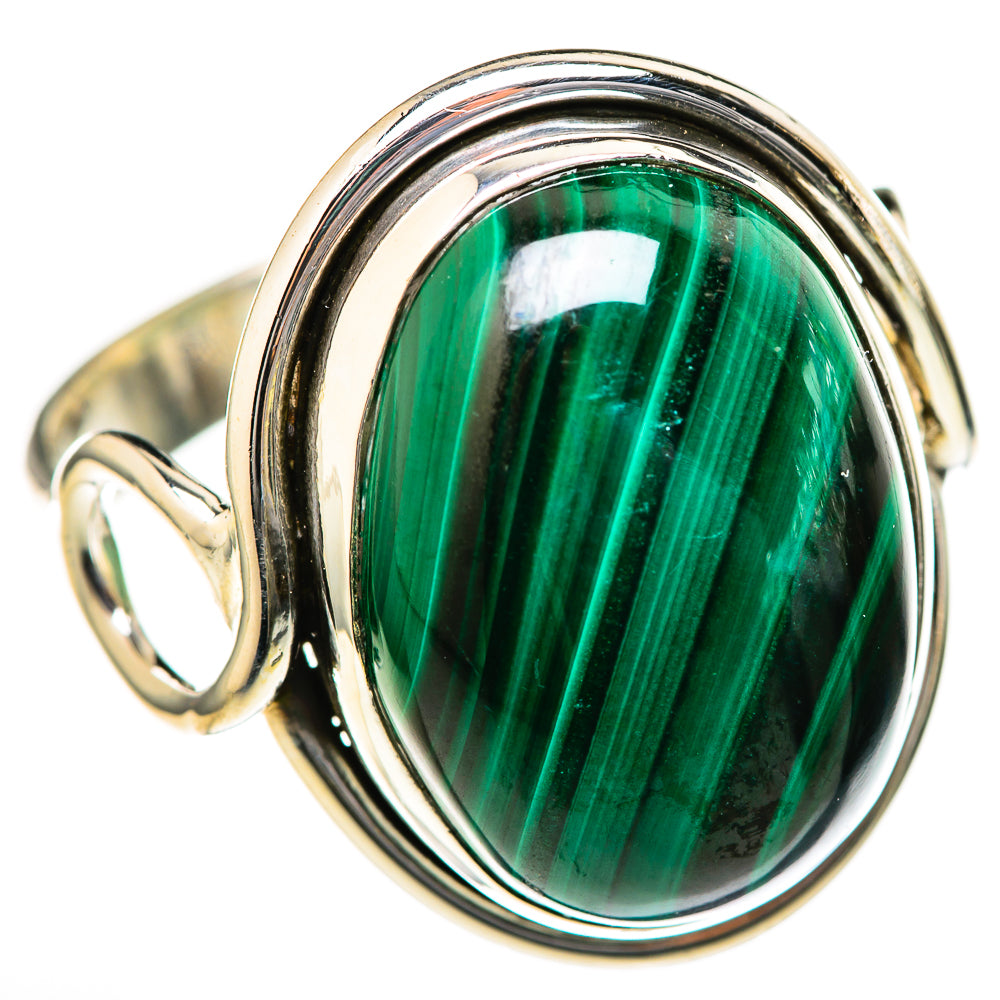 Malachite Rings handcrafted by Anasilvercos - RING128077 - Photo 2