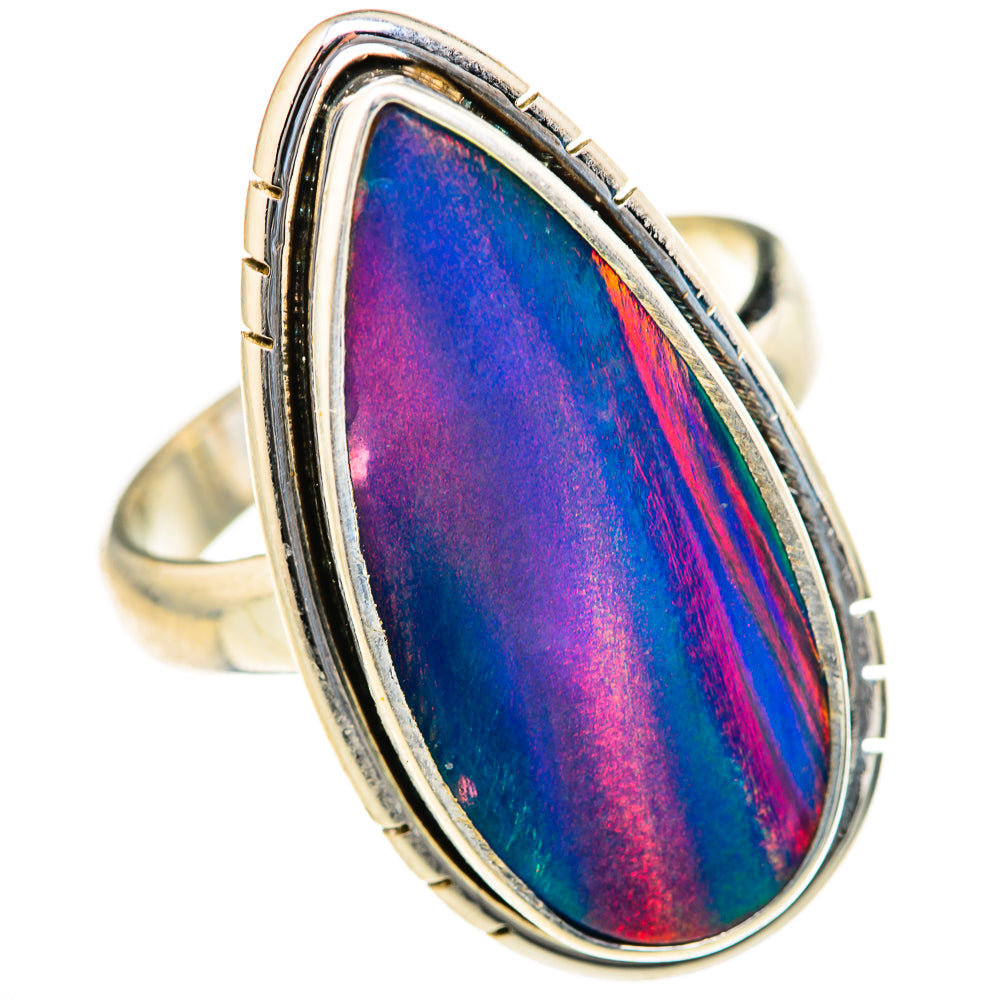Aura Opal Rings handcrafted by Anasilvercos - RING128087 - Photo 2