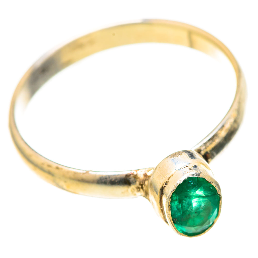 Zambian Emerald Rings handcrafted by Anasilvercos - RING128103 - Photo 2