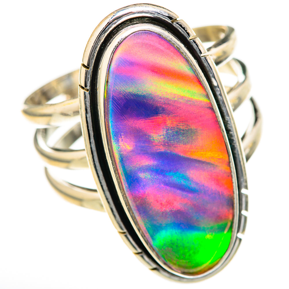 Aura Opal Rings handcrafted by Anasilvercos - RING128116 - Photo 2