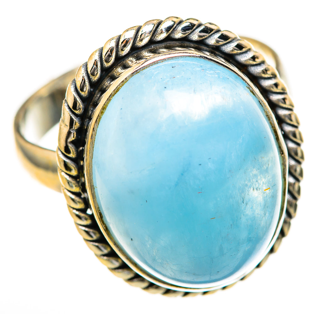 Aquamarine Rings handcrafted by Anasilvercos - RING128147 - Photo 2