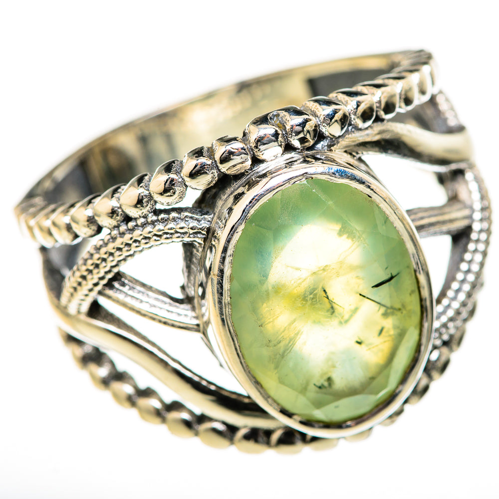 Prehnite Rings handcrafted by Anasilvercos - RING128152 - Photo 2