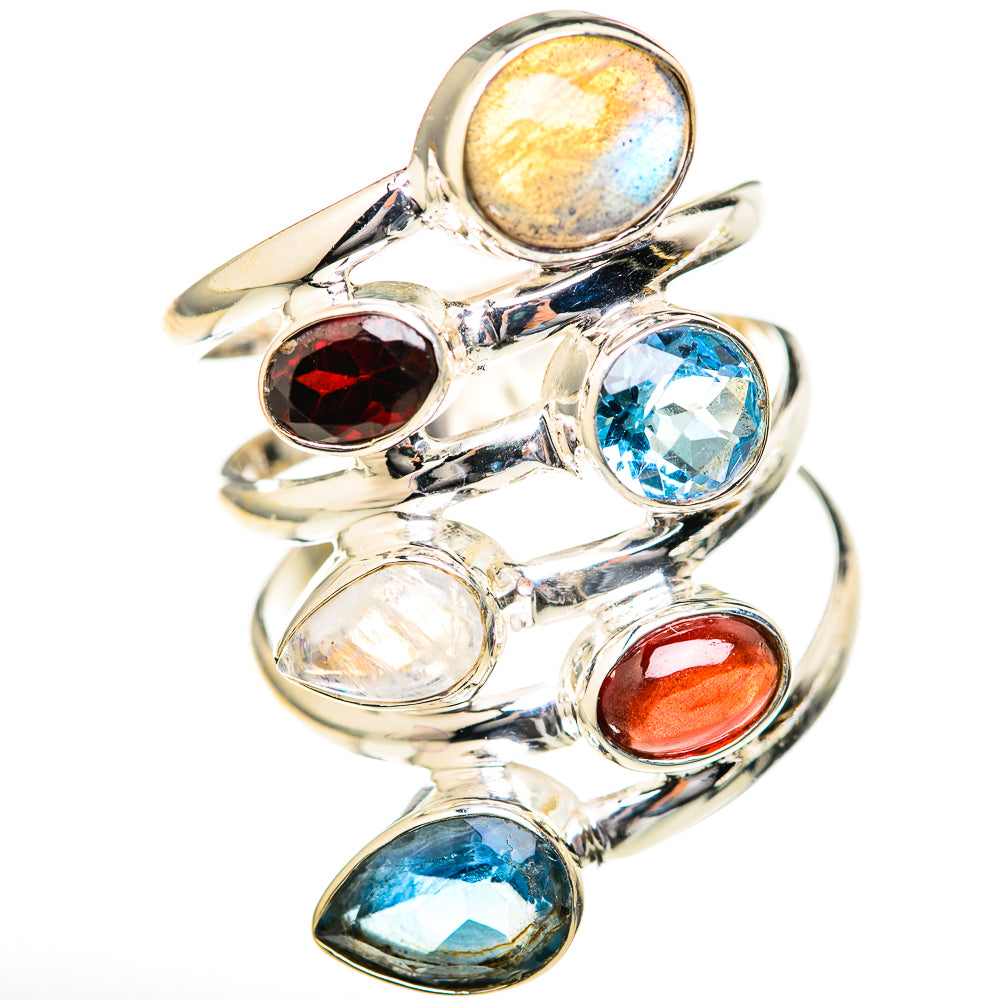 Labradorite Rings handcrafted by Anasilvercos - RING128159 - Photo 2