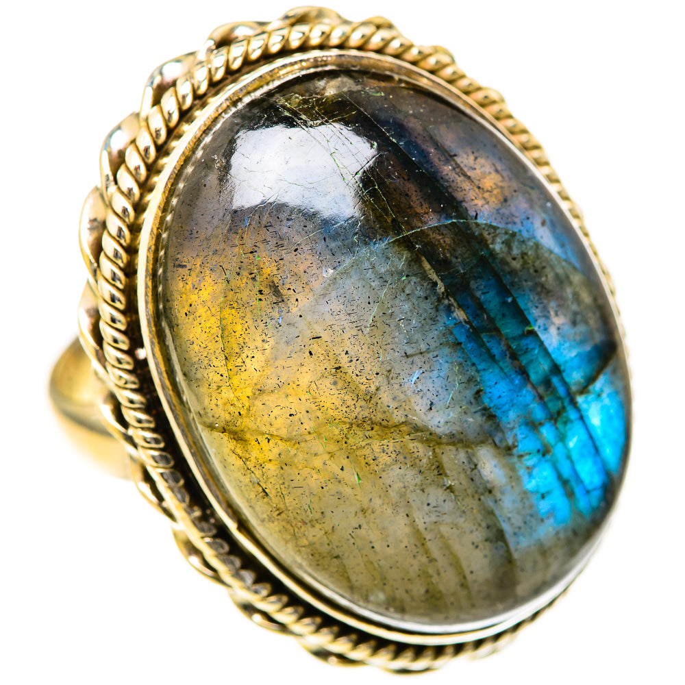Labradorite Rings handcrafted by Anasilvercos - RING128170 - Photo 2