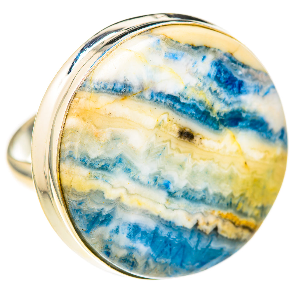 Blue Scheelite Rings handcrafted by Anasilvercos - RING128187 - Photo 2