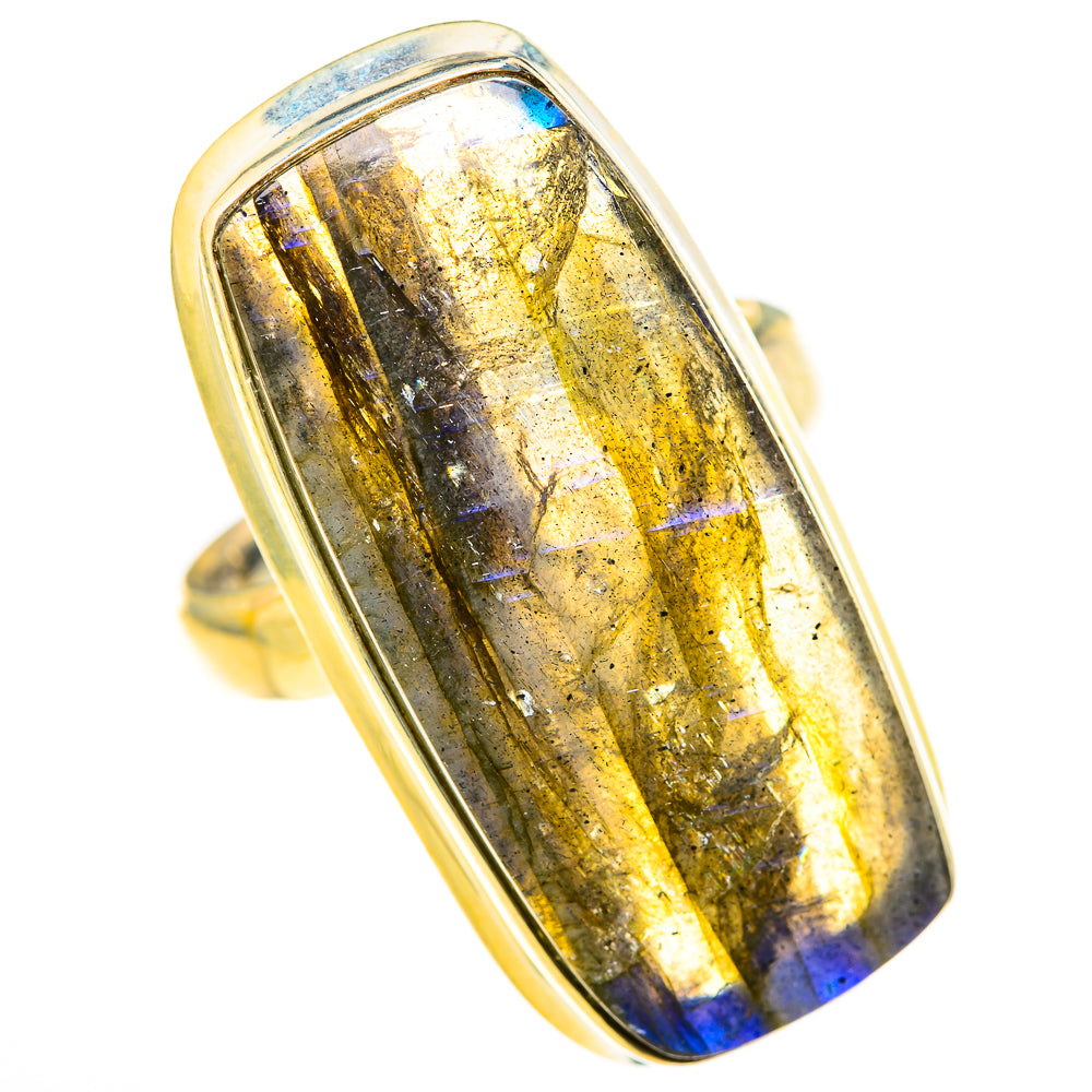 Labradorite Rings handcrafted by Anasilvercos - RING128190 - Photo 2