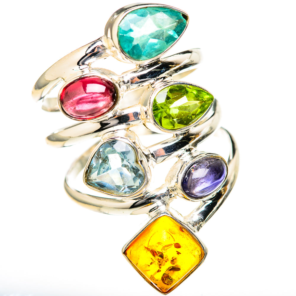 Baltic Amber Rings handcrafted by Anasilvercos - RING128203 - Photo 2